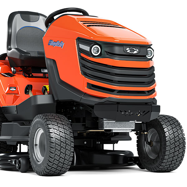Simplicity SYC122 lawn tractor with collector