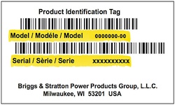 Simplicity Model Number Tag Simplicity Model Number Tag
