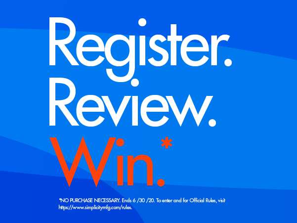 Enter into the Register. Review. Win Sweepstakes 
