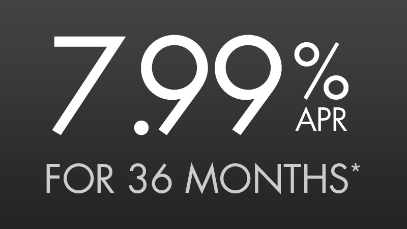 7.99% APR For 36 Months*