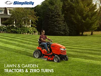 Simplicity lawn & gardent product brochure