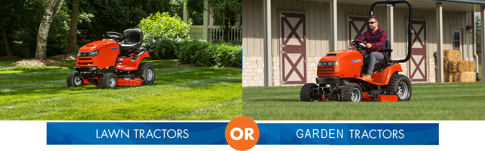 Simplicity regent lawn tractor versus a Simplicity Legacy garden tractor with attachments