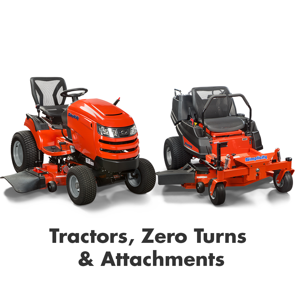 Tractors, Zero Turns & Attachments