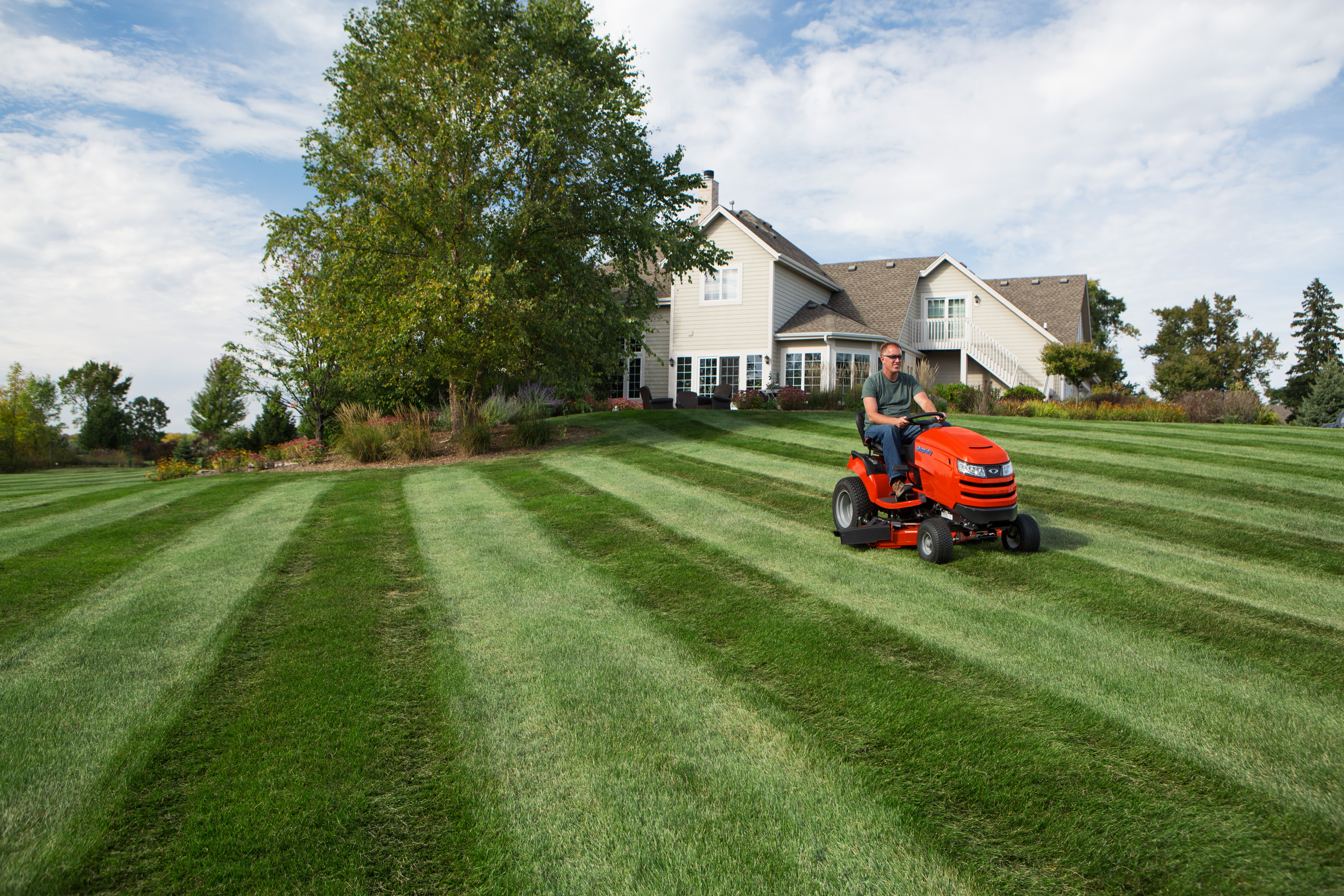 Lawn Striping How to Mow Ballpark Grass Patterns Simplicity