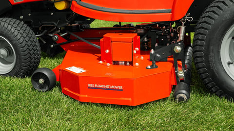 FREE FLOATING™ MOWER DECK