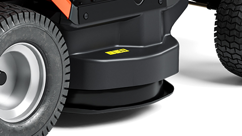Mower deck with wash port
