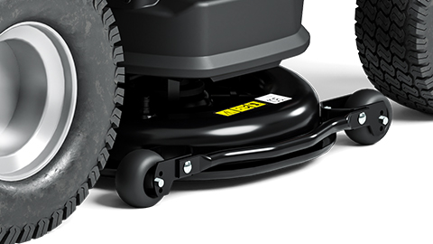 Mower deck with wash port
