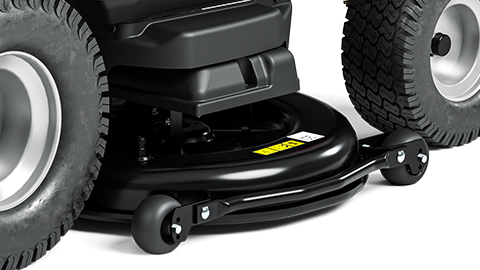 Mower deck with wash port